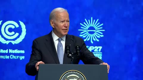 Joe Biden Pathetically Apologizes for America at Climate Conference