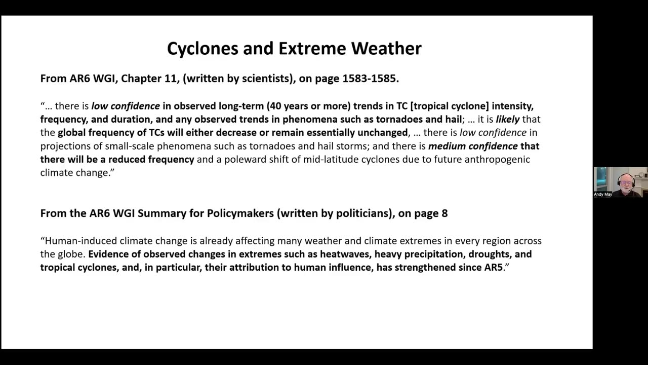 Andy May: “Suppression of Science and Inconvenient Truths”