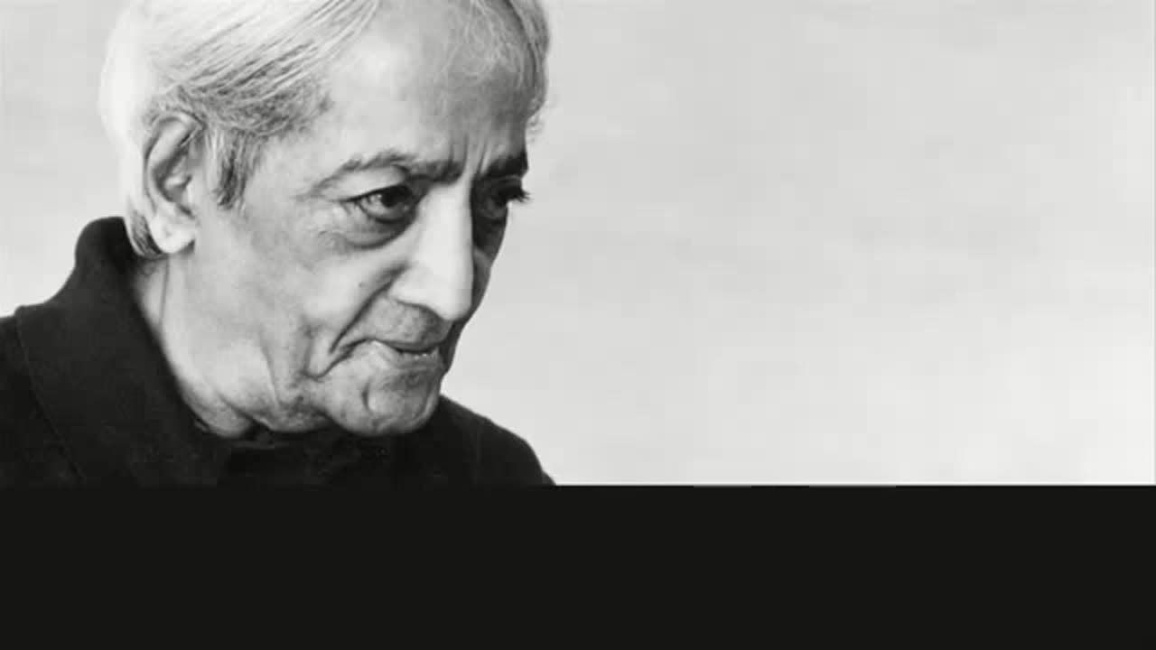 O fim do pensamento é algo profundo - Jiddu Krishnamurti e Alain Naudé