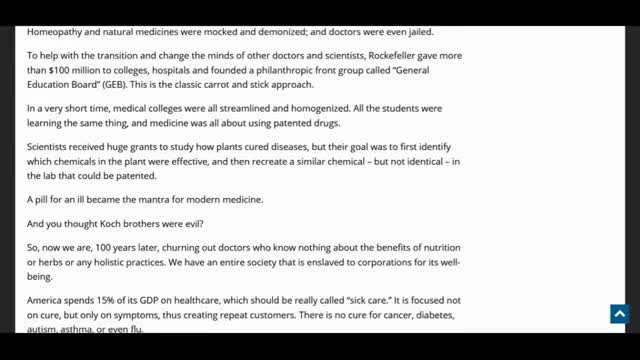 How Rockefeller FOUNDED Big Pharma & waged WAR on NATURAL cures!