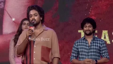 Anchor suma son Frist time in stage for movie promotion