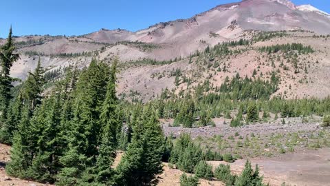 Central Oregon - Exiting "Green Lakes Designated Campsite Area" on the Opposite Upper Side