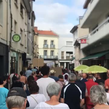 Mont-de-Marsan, France: Protests Against Vaccine Passports