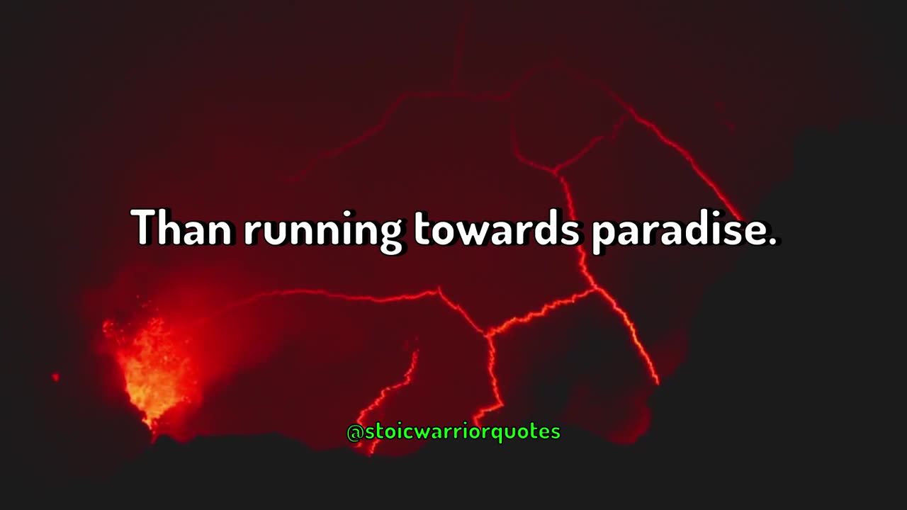 Run from hell | STOIC WARRIOR