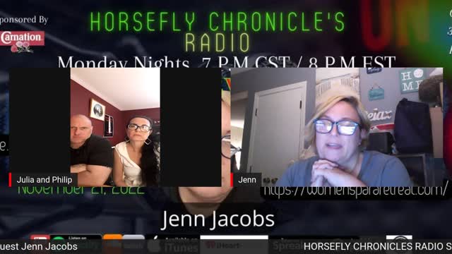 HORSEFLY CHRONICLES RADIO Special Guest Jenn Jacobs .mp4