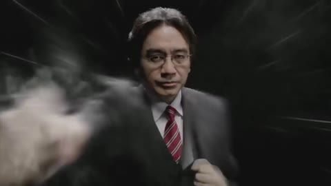 STANDING HERE, I REALIZE but it's REGGIE vs IWATA