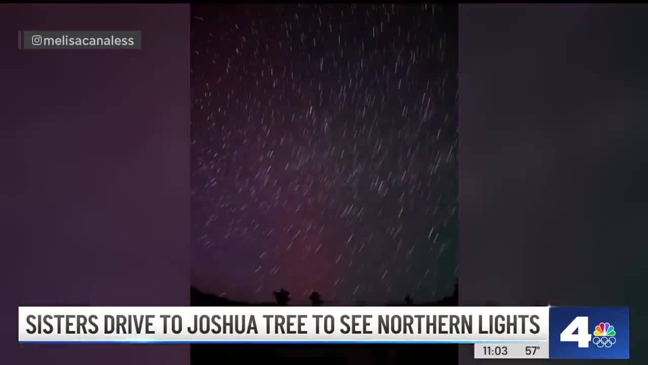 Angelenos hit the mountains for a glimpse of the Northern Lights