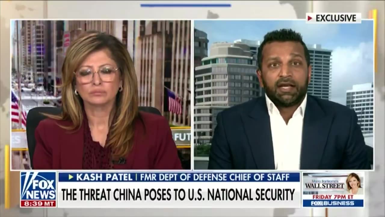 Kash Patel responds to Andrew McCabe saying he would be "dangerous" as FBI Director.
