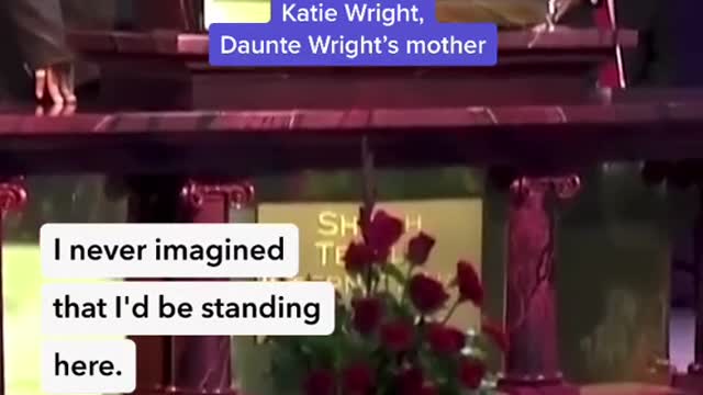 Katie Wright,Daunte Wright's mother2