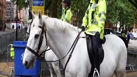 Man With Strange Voice Goes Too Far With Cops (Manchester)