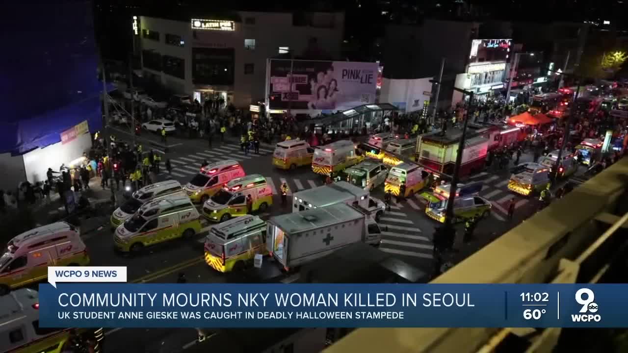 American college student among those killed in South Korea's Halloween celebration crowd surge