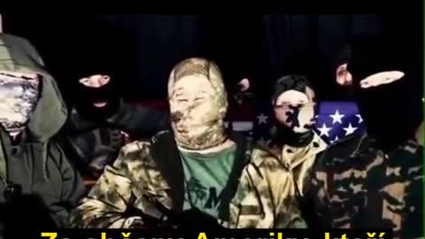 Legie dobrovolníků boje proti globalismu z USA bojují proti nacistům z kyjeva na Donbasu