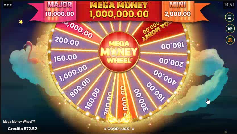 Going for a $1,000,000 Win - Jackpot Wheel on the Mega Money Wheel Slot