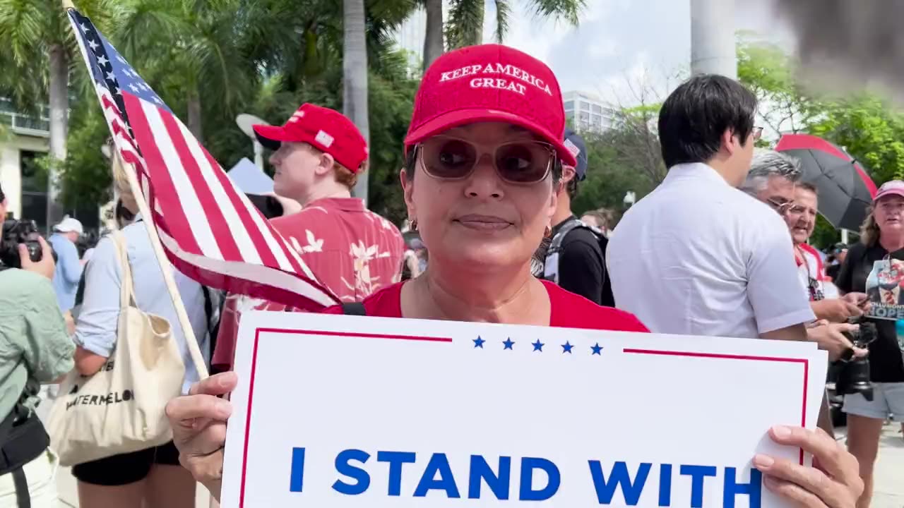 Hispanic Trump Supporter in Miami is wide AWAKE!