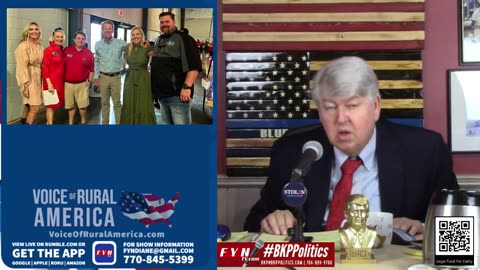 LIVESTREAM - Monday 8/28 8:00am ET - Voice of Rural America with BKP