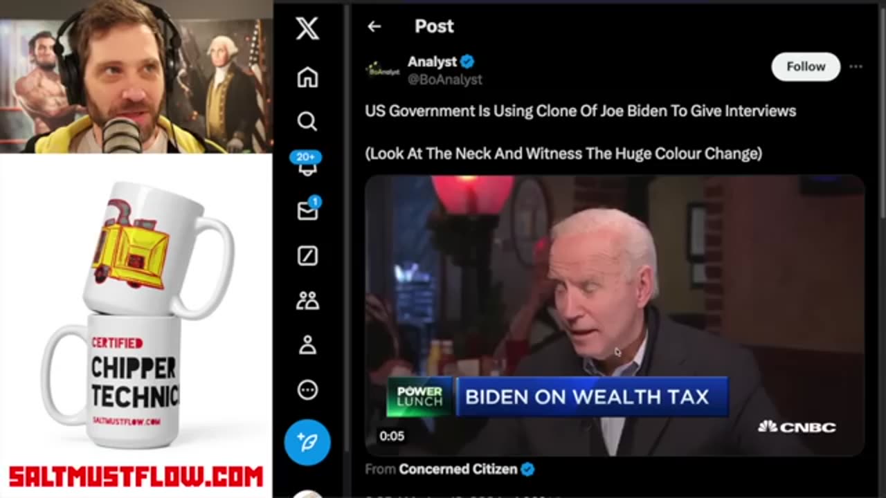 CNBC Has an Interview With a Fake Joe Biden