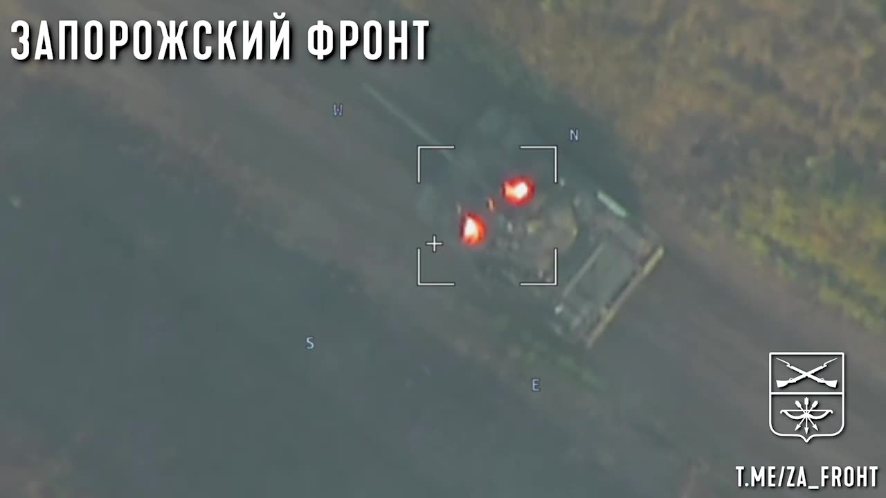 ATGM Strike on an AFU Tank in the Vicinity of Robotyne