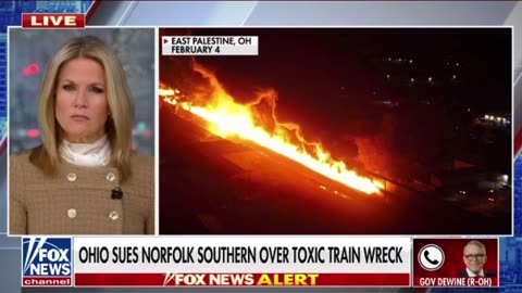 Ohio sues Norfolk Southern over toxic train wreck