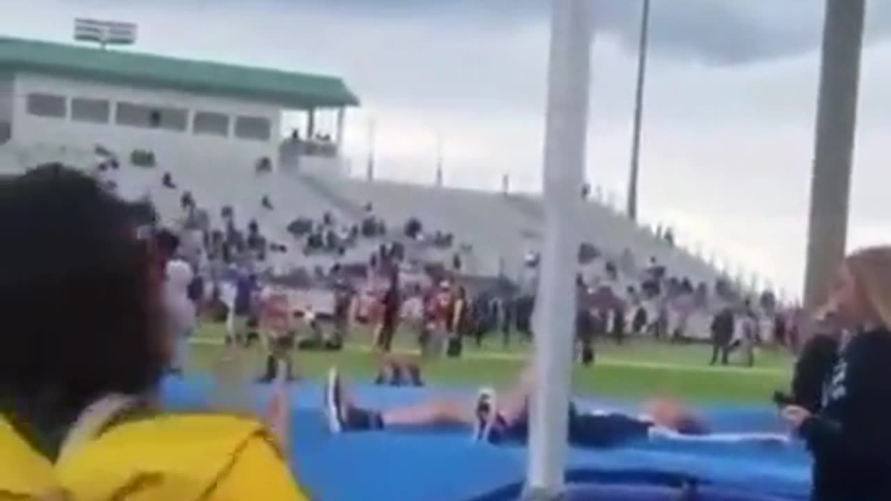 the craziest end to a pole vault you will ever see