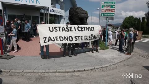 Prosvjed u Bleiburgu protiv komemoracije