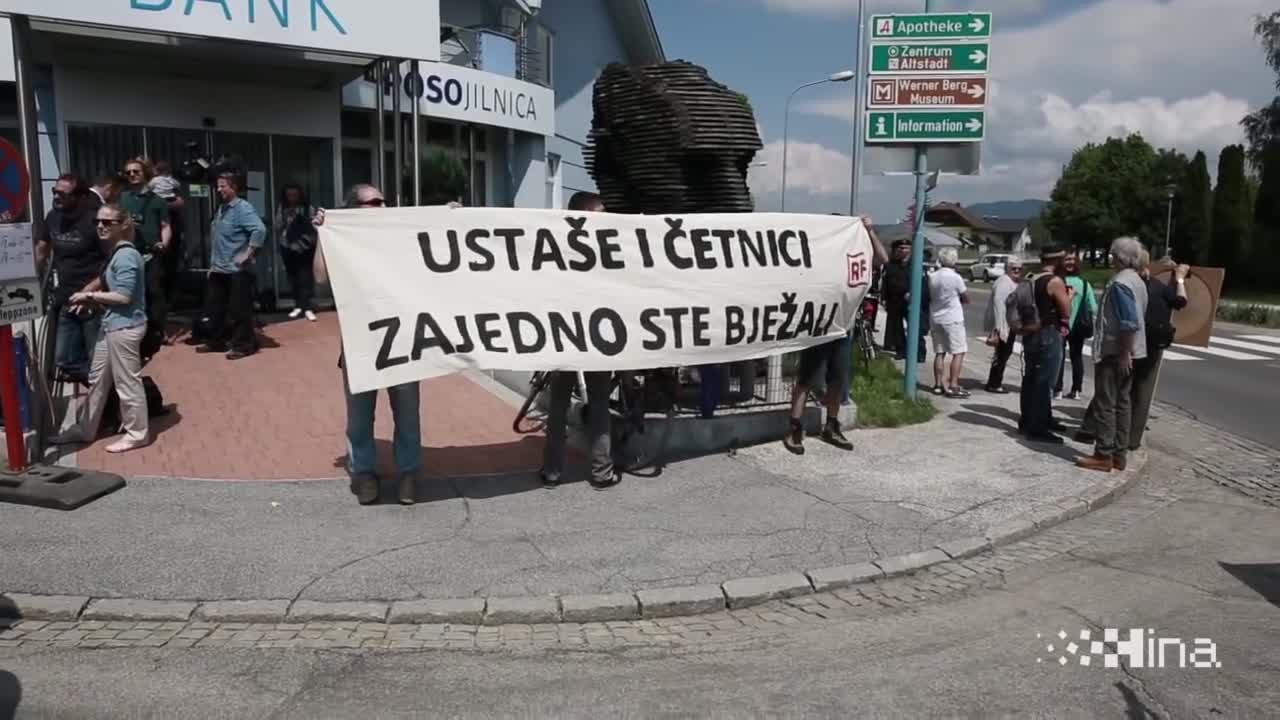 Prosvjed u Bleiburgu protiv komemoracije