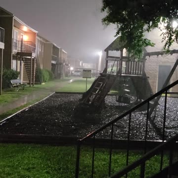 Storm coming through College Station in June 2023