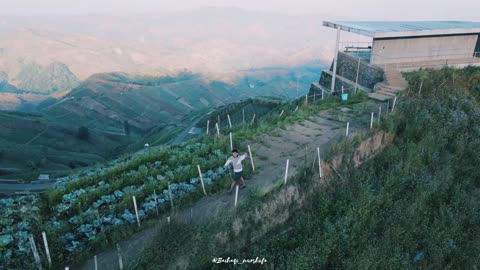 the road to Pangalengan Bandung, beautiful scenery