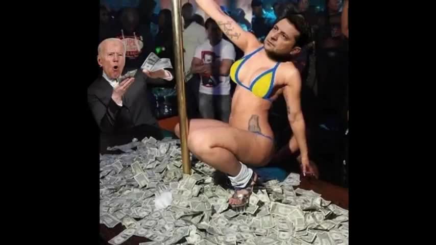 UKRAINIAN WARMONGER DICTATOR ZELENSKYY CGI FRAUD TO THE WORLD