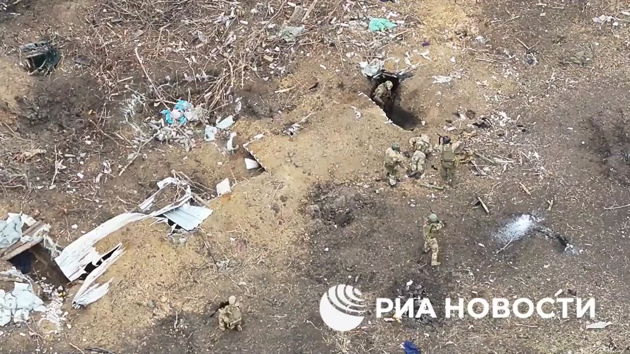Russian infantry captured a group of Ukrainian Armed Forces soldiers on the Zaporozhye front.