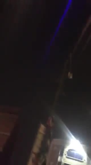 1-12-2022 C-RAM air defense system engaging multiple rockets at the U.S. Embassy in Baghdad.