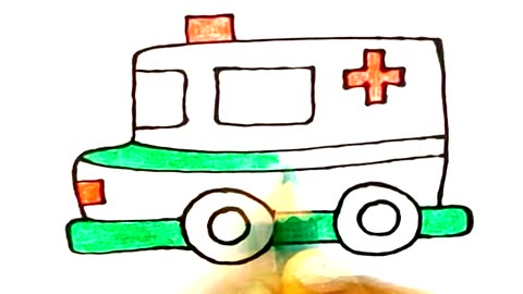 HOW TO DRAW AN AMBULANCE #drawing