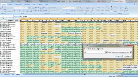 How to assign Color-Code to specific Words or Phrases in Excel (Automatically)