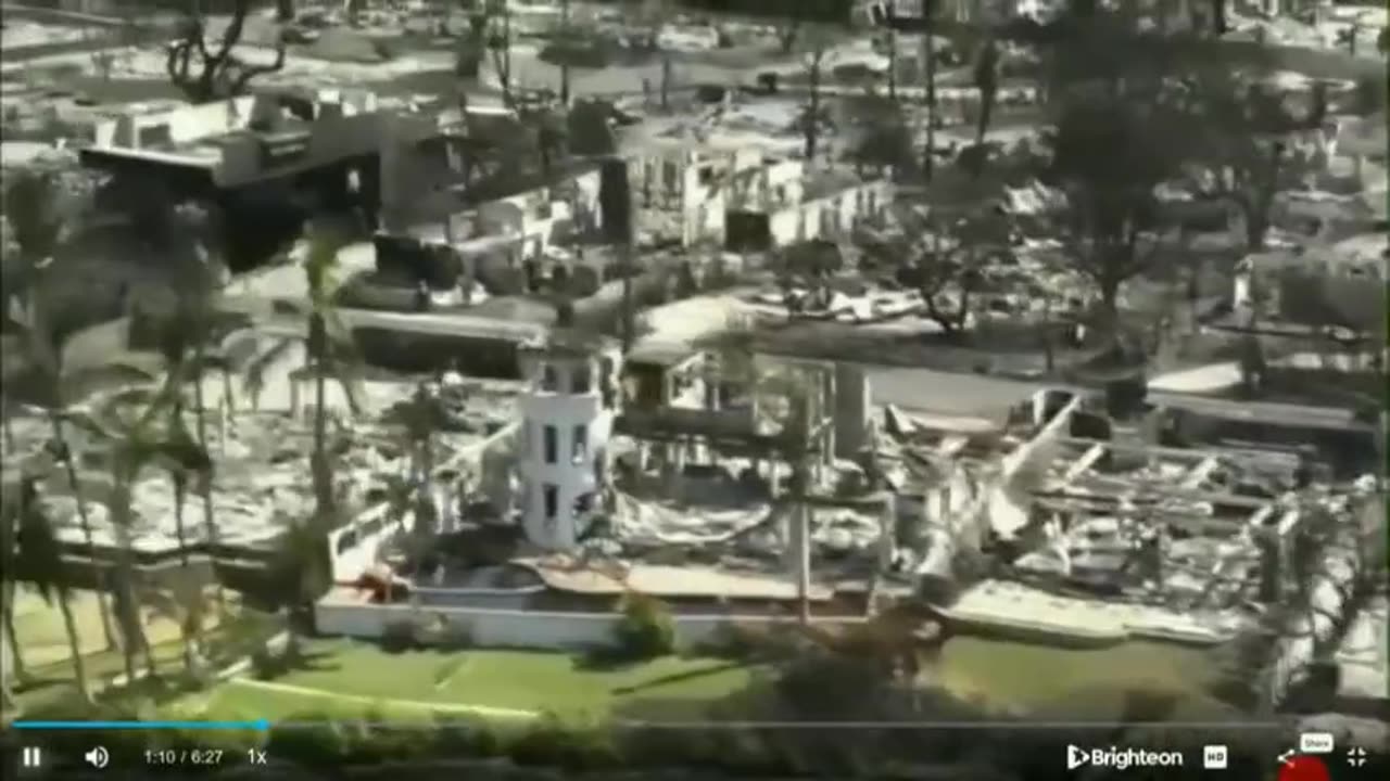 Lahaina Maui fire: All this devastation in #Lahaina but the governor’s house was unharmed?