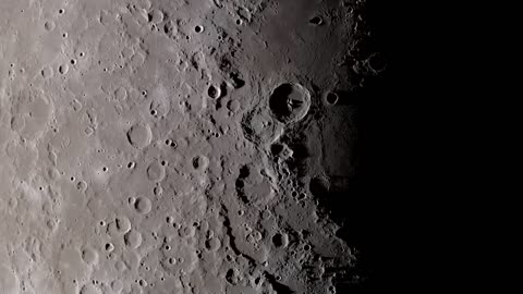 Moon Close up view