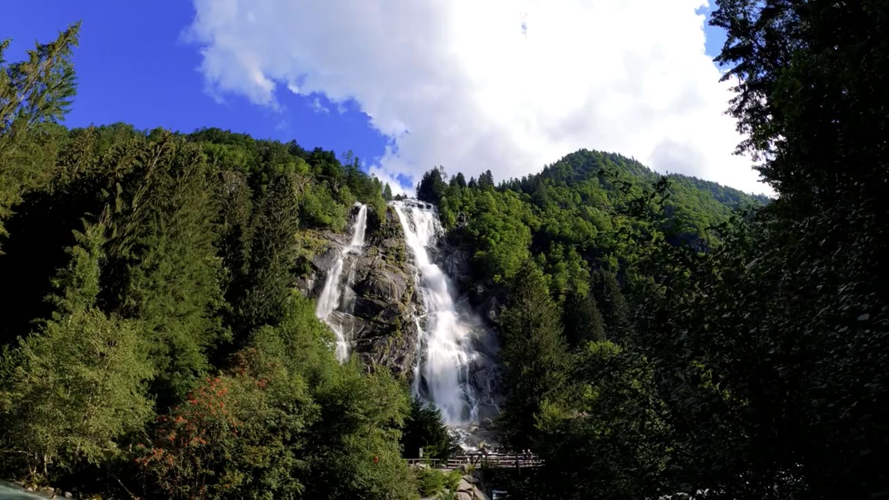 ASMR Satisfying Natural Waterfalling Sound