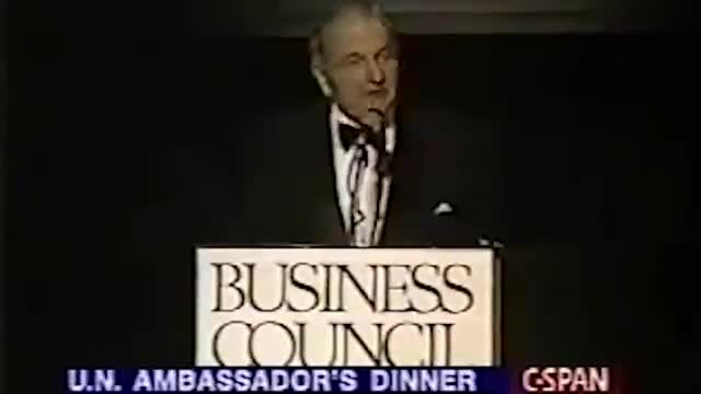 David Rockefeller states that controlling the world population growth is the top agenda