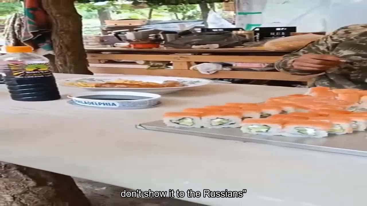 Lunch of Ukrainian soldiers in the field: "Just don't show the Russians to the Russians"