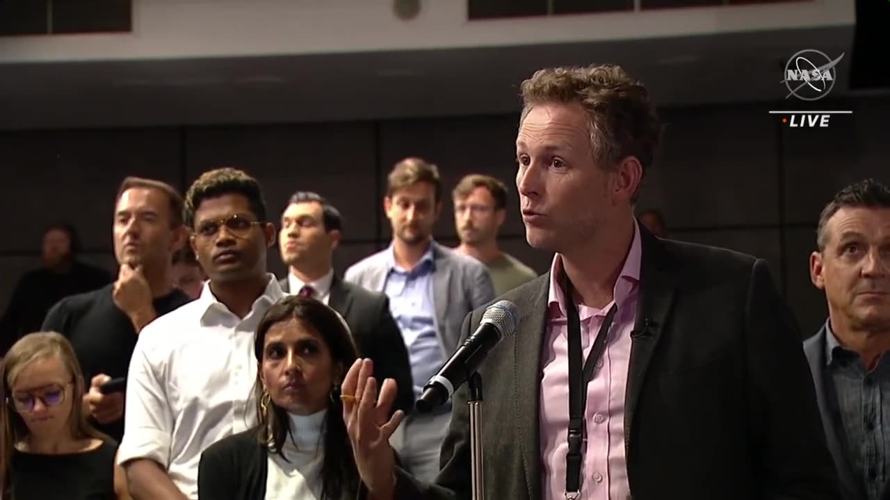 NASA conference four speakers