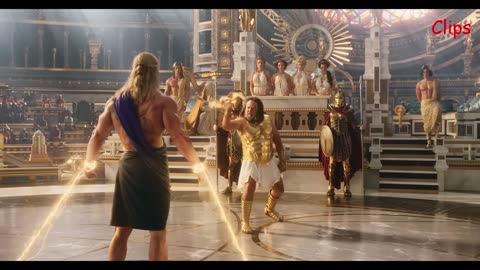 Thor Love and Thunder Thor and Zeus Fight Full Scene in Hindi
