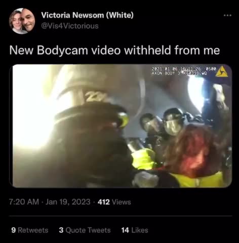 Gruesome Video Released of Trump Supporter Victoria White After DC Officer Bagshaw Beat Her 40 Times
