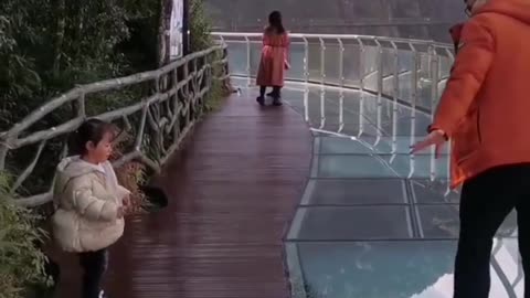 Glass bridge