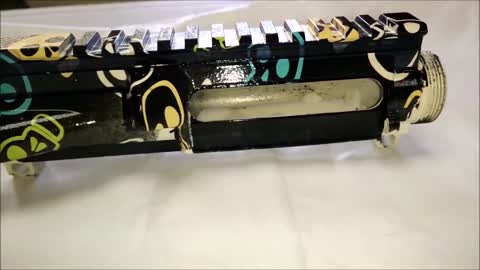 The Hydro dipped Upper Receiver For 80% AR15 Build (old vid)