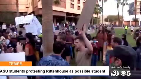 ASU protest vs rally