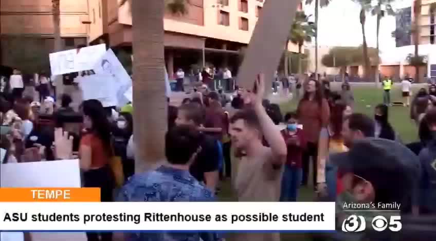 ASU protest vs rally