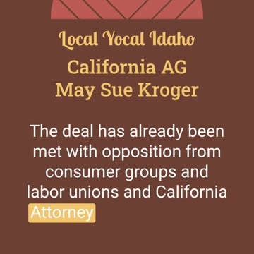 California AG May Sue Kroger to Block Albertsons Acquisition