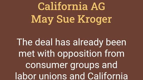 California AG May Sue Kroger to Block Albertsons Acquisition