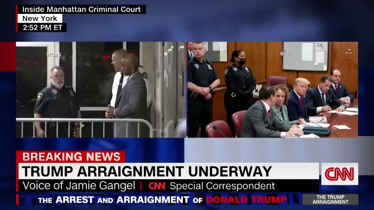 That is an angry Donald Trump's :Analyest on Trump Court photos