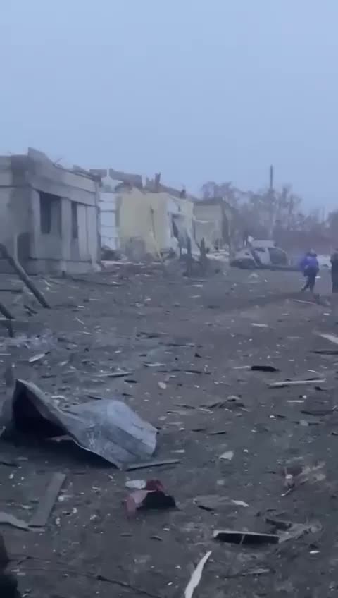 The russian rocket got tired of flying and demolished its own village in the Voronezh