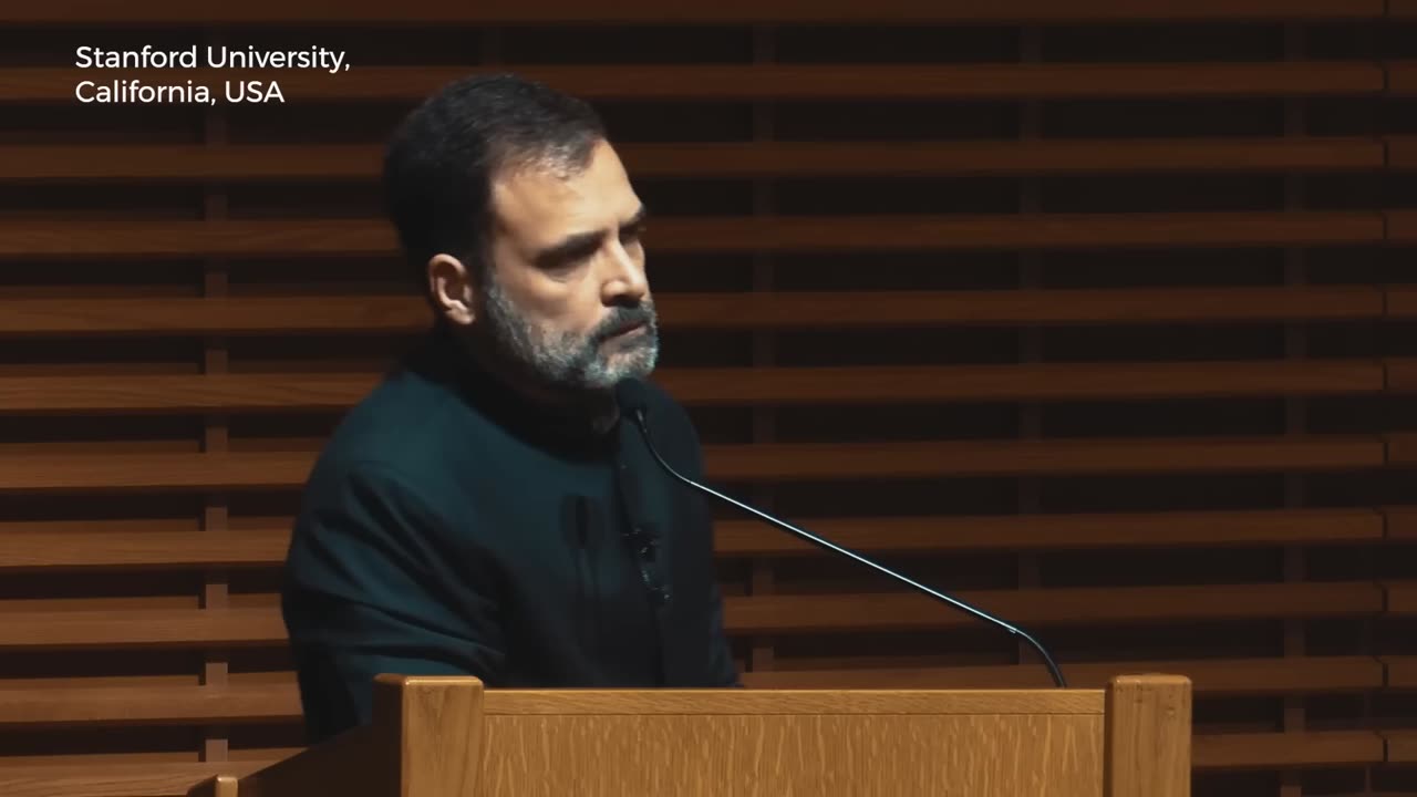 Can 'Force' supress the 'power' of truth? || Rahul Gandhi || Stanford University USA