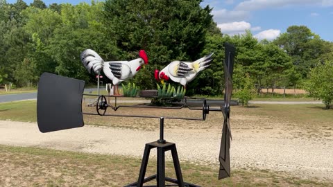 Pecking Chicken Weather Vane